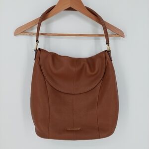 Vera Bradley Brown Hobo Bag With Rosewood Lining
